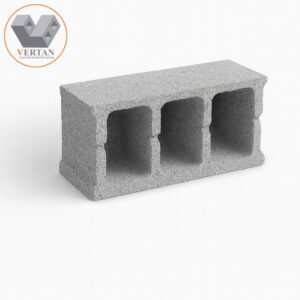 بلوک سبک پوکه ای سه سوراخ 40*20*15